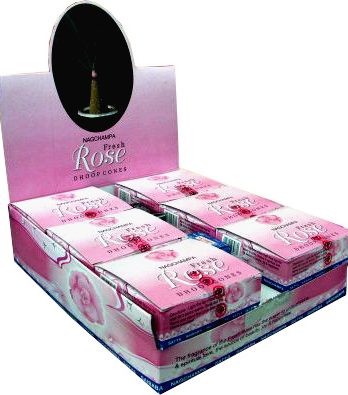 Encens Satya Fresh Rose 12 cônes Encens Satya Fresh Rose 12 cônes
