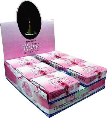 Encens Satya Fresh Rose 12 cônes Encens Satya Fresh Rose 12 cônes