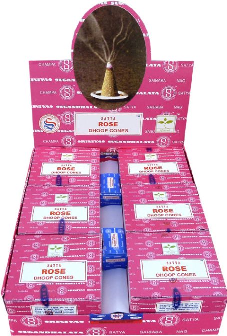 Encens Satya Rose 12 cônes Encens Satya Rose 12 cônes