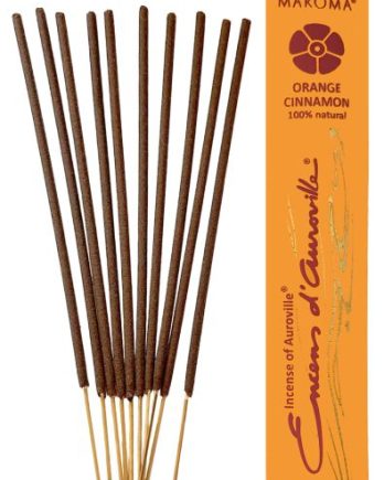 Encens Auroville Orange Cannelle 10 Bâtonnets Encens Auroville Orange Cannelle 10 Bâtonnets