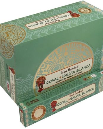 Encens Hari Darshan Sauge Blanche et Copal Series 15g Encens Hari Darshan Sauge Blanche et Copal Series 15g
