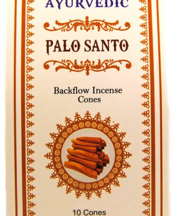 Encens Ayurvedic Palo Santo 10 cônes Backflow Encens Ayurvedic Palo Santo 10 cônes Backflow