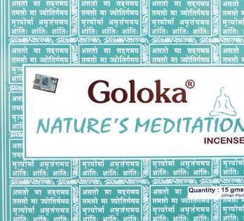 Encens Goloka Nature's Meditation 15g Encens Goloka Nature's Meditation 15g