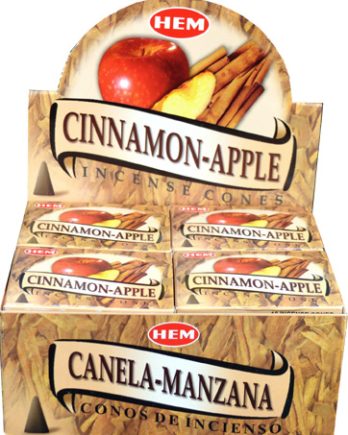 Encens Hem Cannelle Pomme 10 cônes Encens Hem Cannelle Pomme 10 cônes