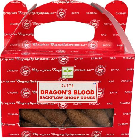 Encens Satya Sang de Dragon Backflow 24 cônes