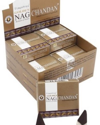 Encens Vijayshree Chandan Golden Nag 10 cônes
