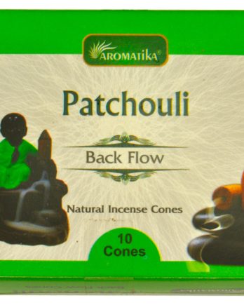 Encens Aromatika Patchouli 10 cônes Backflow