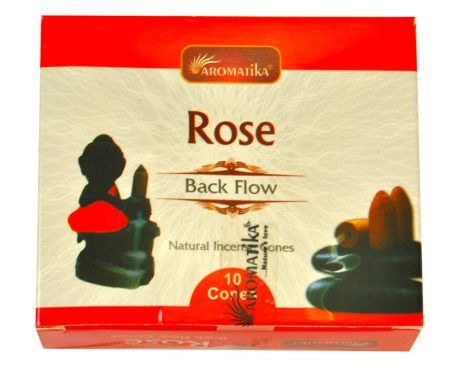 Encens Aromatika Rose 10 cônes Backflow Encens Aromatika Rose 10 cônes Backflow