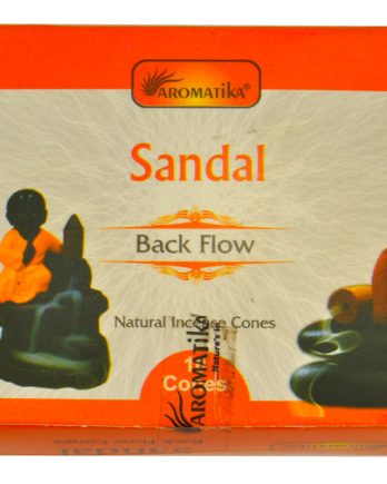 Encens Aromatika Santal 10 cônes Backflow