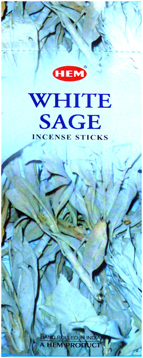 Encens HEM Sauge Blanche 10g Encens HEM Sauge Blanche 10g