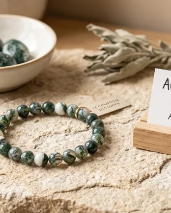 Bracelet Agate Arbre 8mm